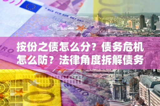 北京按份之债怎么分？债务危机怎么防？法律角度拆解债务分配与风险自保指南