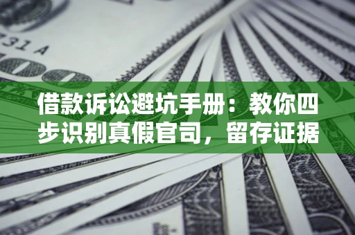 北京借款诉讼避坑手册：教你四步识别真假官司，留存证据不踩雷