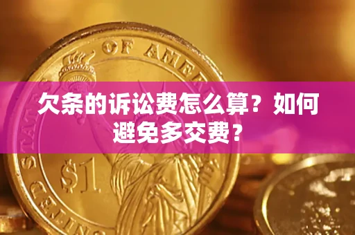 北京欠条的诉讼费怎么算？如何避免多交费？