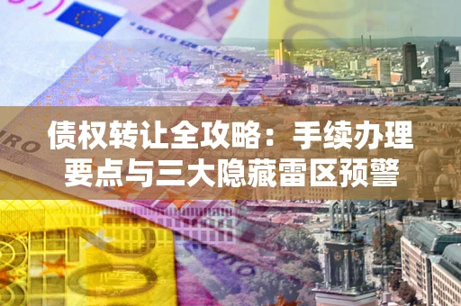 北京债权转让全攻略：手续办理要点与三大隐藏雷区预警