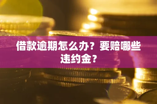 北京借款逾期怎么办？要赔哪些违约金？